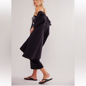 Free People hooded kimono